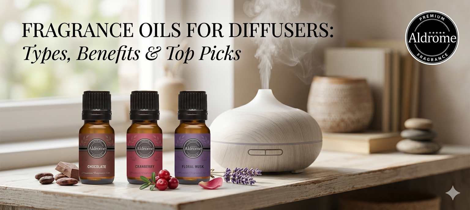Fragrance Oils for Diffusers: Types, Benefits & Top Picks