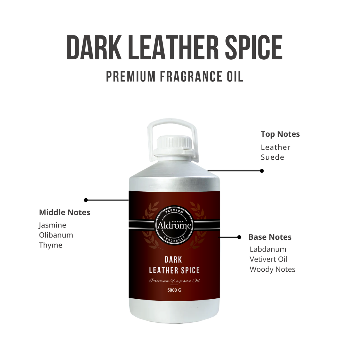 Dark Leather Spice Fragrance Oil - 5000 G
