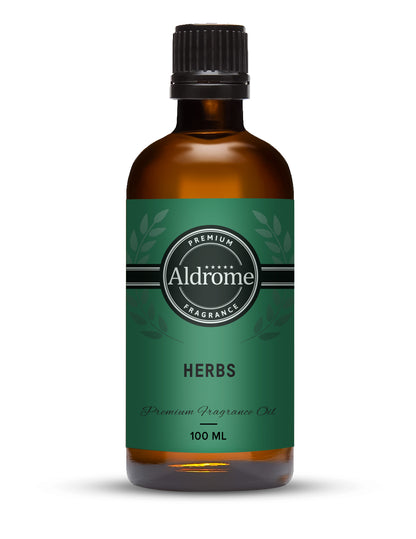 Buy Herbs Fragrance Oil - 100ml | Aldrome Premium Fragrance Oil